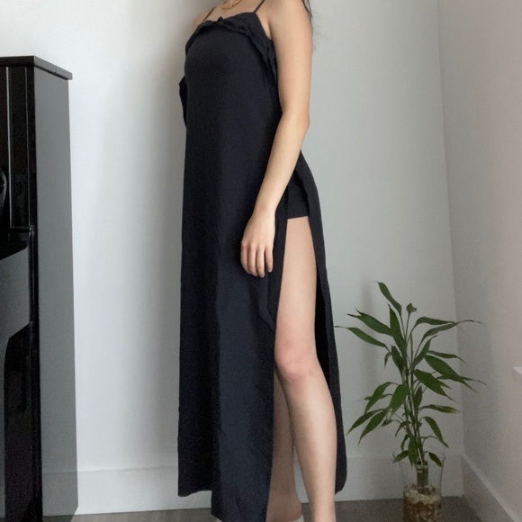 UO Black Maxi Dress - Picture 2 of 5